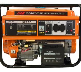 Генератор за ток TITAN 9200Е, 8 kW, бензинов, монофазен, AVR, ел. стартер и акумулатор, 100% медни намотки