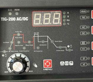 Професионален аргонов заваръчен апарат за алуминий TIG 200A , AC/DC, Pulse, Greenyard